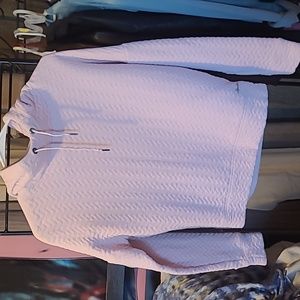 Spalding pink quilted hoodie S
